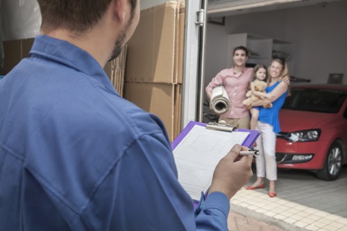 Professional man and van support for residential and commercial customers in Chiswick