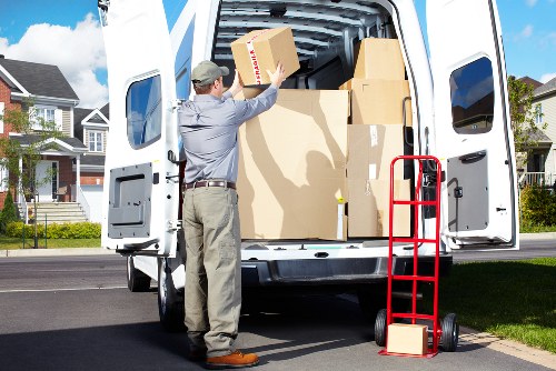 Booking and quotation paperwork for a UK removals service