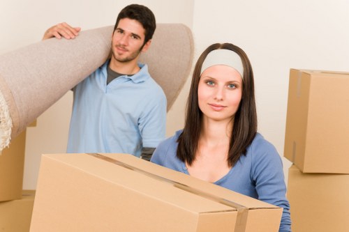 Careful handling of furniture and fragile items during a Chiswick flat removal